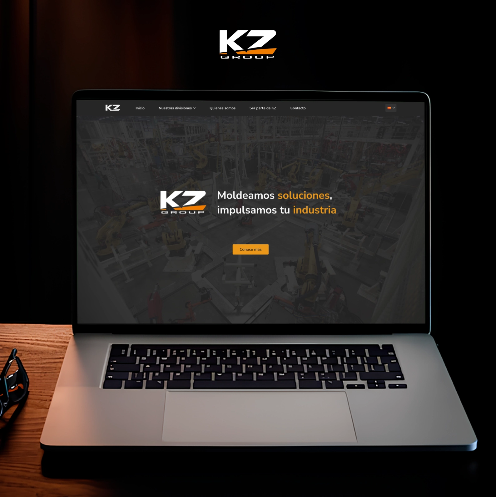 Vista principal del proyecto KZ Group